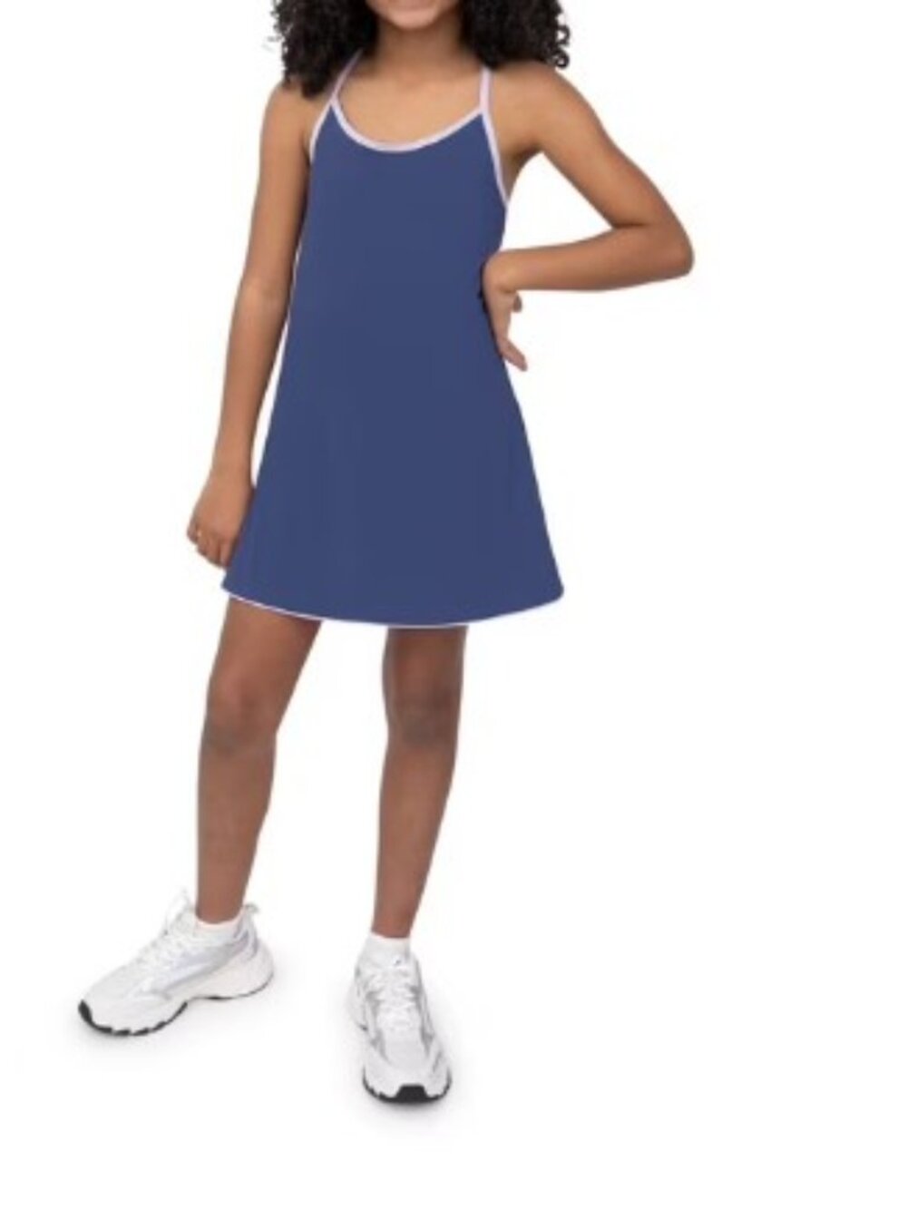 New!  High End Outdoor Voices Girls Dress with built in shorts